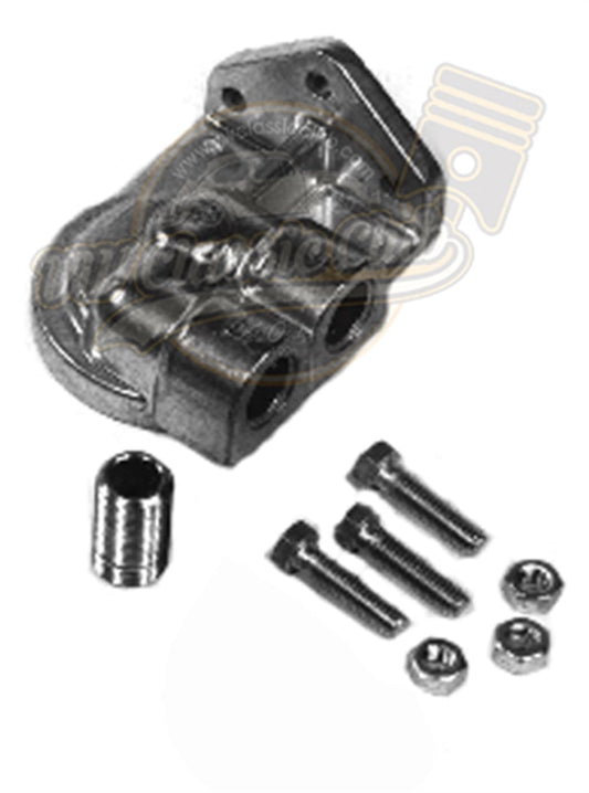 extra oil filter adapter kit for air cooled vw t1 t2 beetle karmann ghia 5 5280