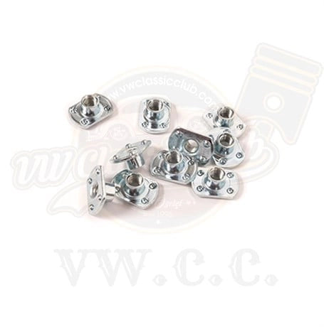 fender mounting nuts 8mm kit for vw beetle t1 t2 karmann type 3 5 5127 s 6971