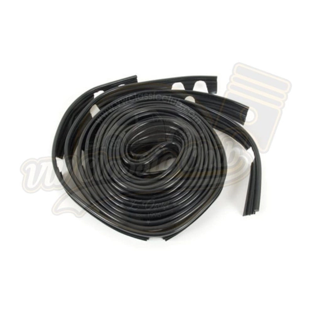 fender piping seal set black for vw beetle 1302 and 1303 1971 1979 25 3206