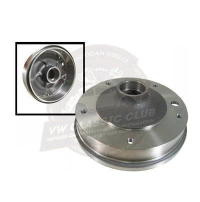 front brake drum 5 lug 230x48mm for vw beetle karmann ghia 1958 1965 35 3777
