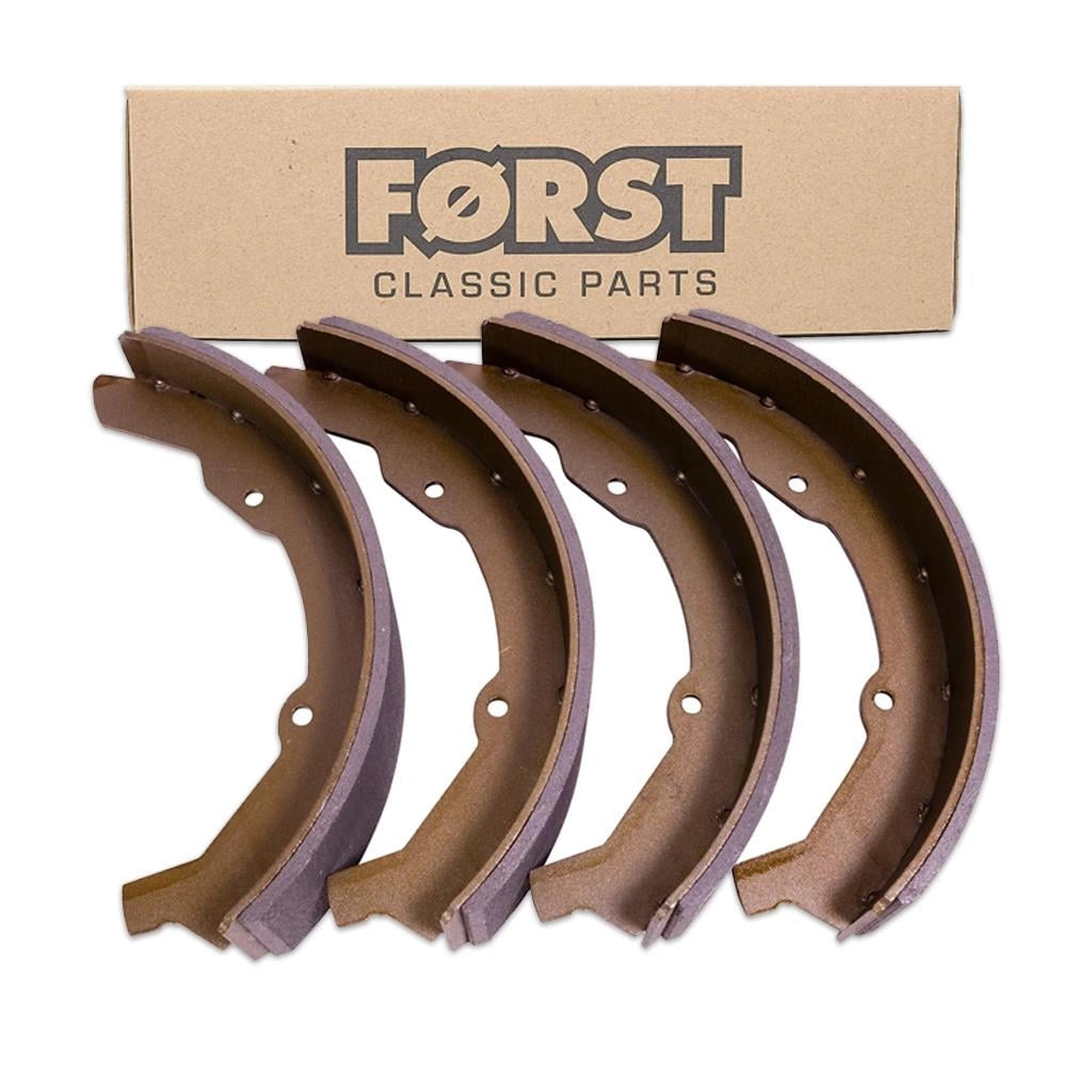 front brake shoe set 55mm for vw t1 and t2 transporter 1964 1971 35 3558