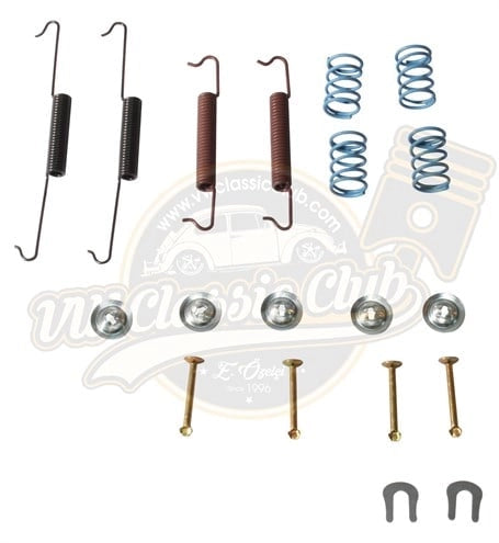 front brake shoe spring kit for vw beetle 1100 1200 and karmann ghia 35 3635