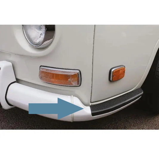 front bumper step pad set for vw t1 t2 t3 1967 1971 25 2555 o 0504 o 0505