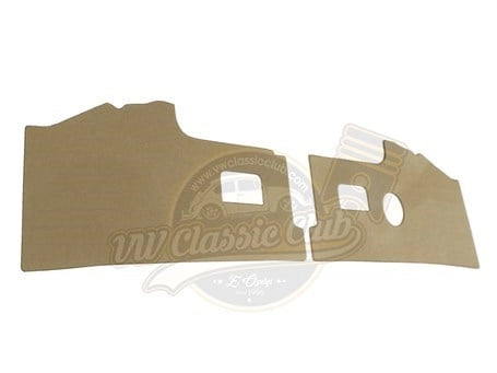front dashboard panel beige for vw t2 1968 1979 4 4162