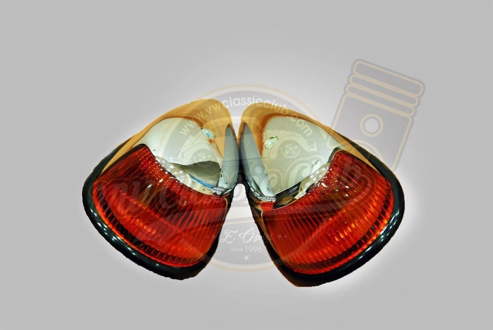 front fender turn signal lens set orange for vw beetle 1300 1302 1303 1968 1979