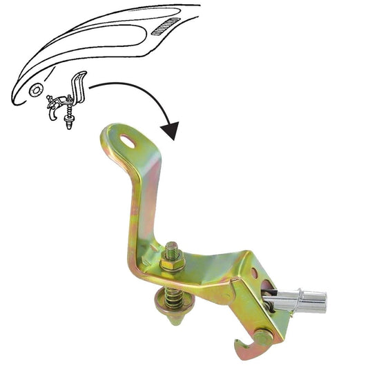 front hood lock mechanism chrome handle for vw beetle 1300 1302 1303 karmann 55