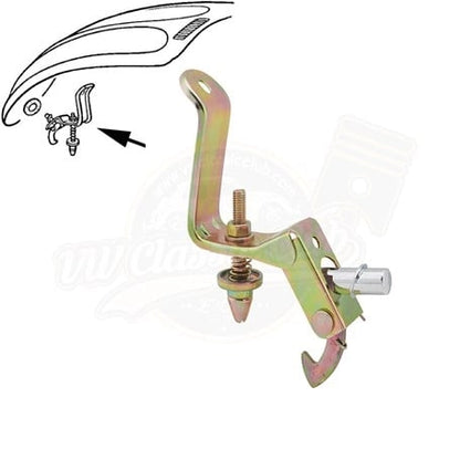 front hood lock mechanism chrome handle for vw beetle 1300 1302 1303 karmann 55