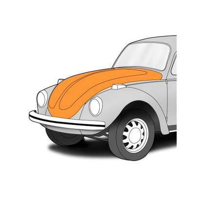 front hood panel for vw super beetle 1303 1973 1975 5 5255