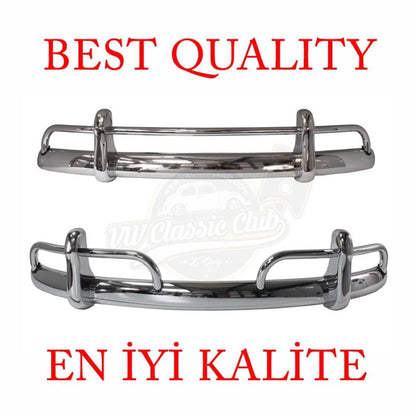 front rear bumper set tubular style for vw beetle 1100 1200 1955 1967 25 2846