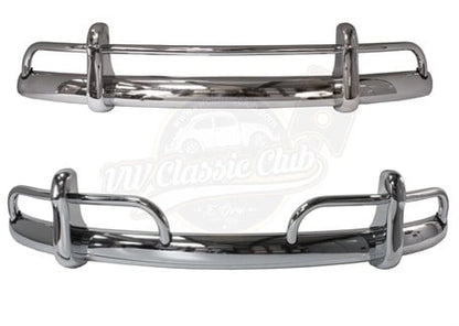 front rear bumper set tubular style for vw beetle 1100 1200 1955 1967 25 2846