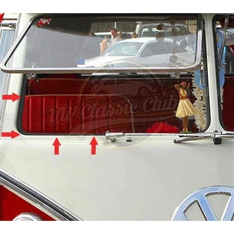 front right safari window seal for vw t1 transporter 1960 1967 25 2909