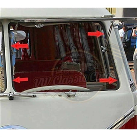 front safari window seal left for vw t1 transporter 1960 1967 25 2910