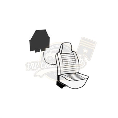 front seat backrest protection set for vw super beetle 1303 1973 1979 4 4526