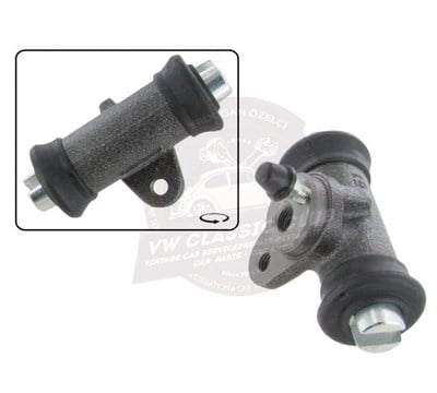 front wheel brake cylinder 22 2mm for vw beetle and karmann ghia 1957 1964 35 37