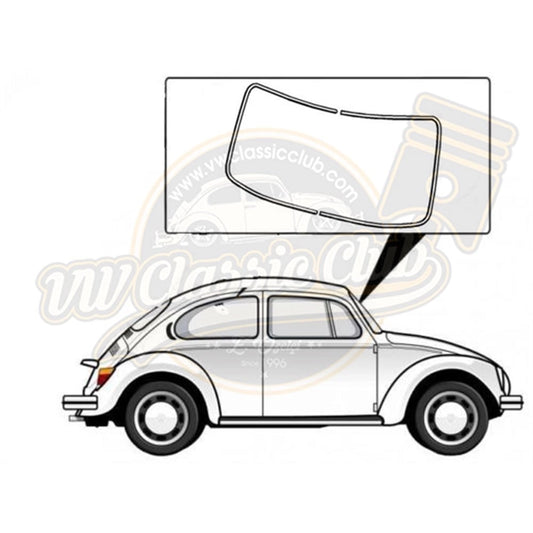 front windshield trim molding for vw super beetle 1303 1973 1977 25 2960