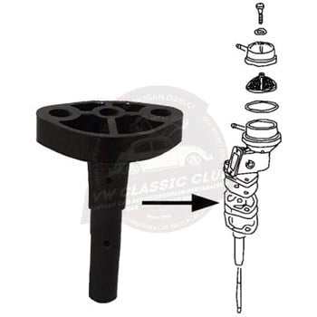 fuel pump insulating flange for vw beetle and transporter t1 t2 6 6497 o 0526