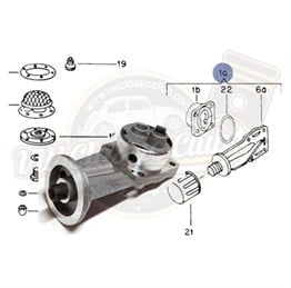 full flow oil pump filter kit for beetle and karmann ghia 6 6578