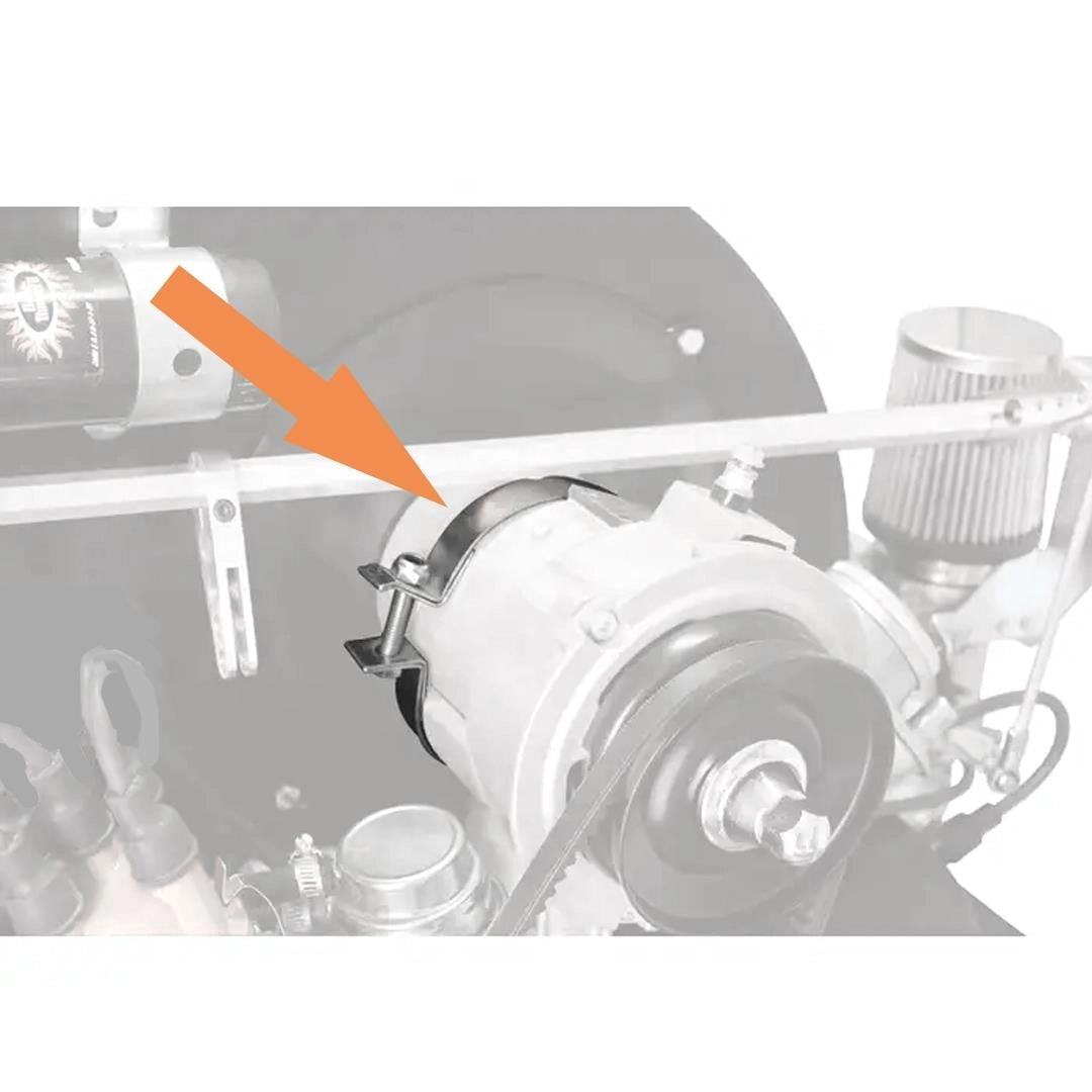 generator alternator strap clamp for vw beetle t1 t2 karmann ghia 3 3123 q 1072