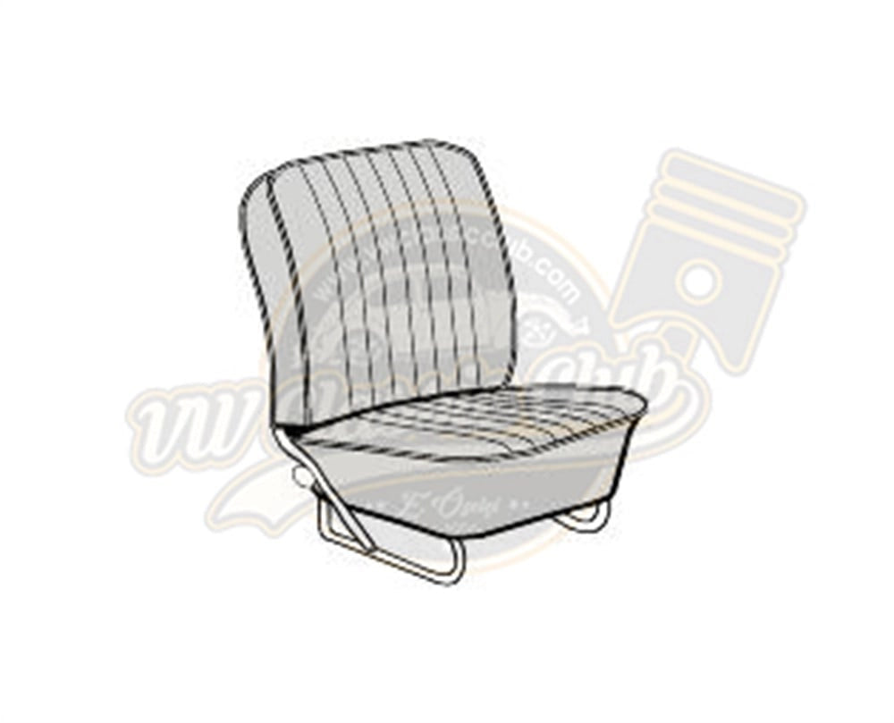 grey cream seat cover set for vw beetle 1100 1200 1956 1964 4 4645