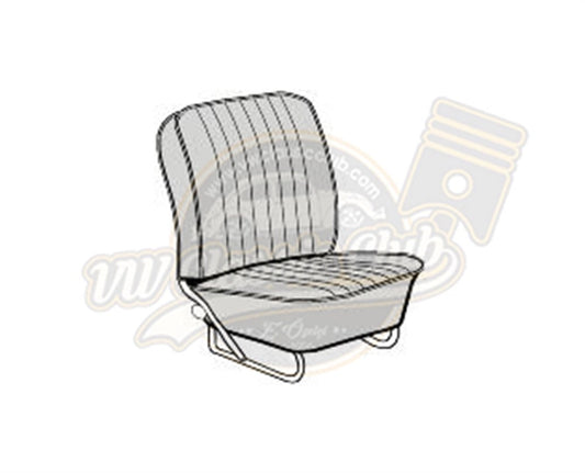 grey cream seat cover set for vw beetle 1100 1200 1956 1964 4 4645
