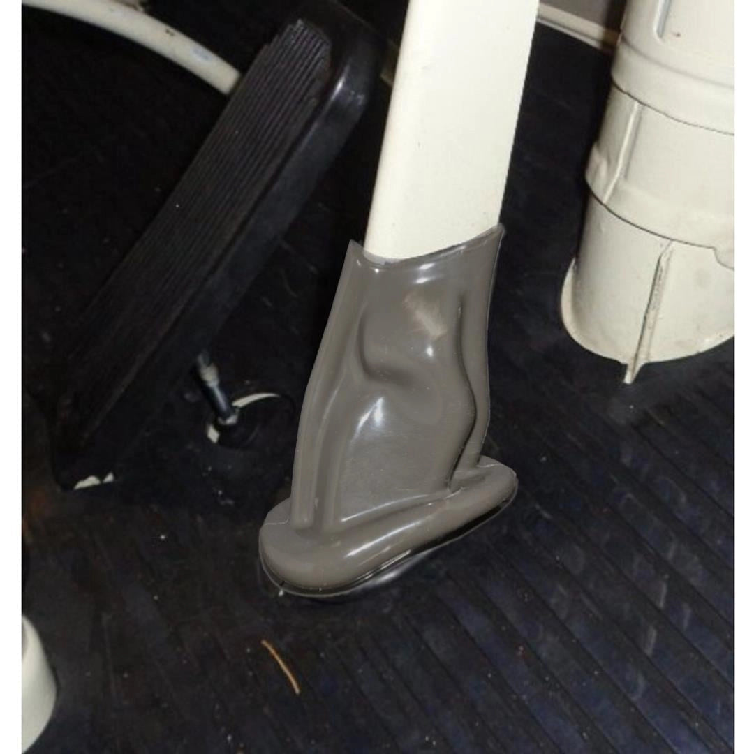 grey handbrake boot for vw t1 and t2 transporter 4 4930 q 2115