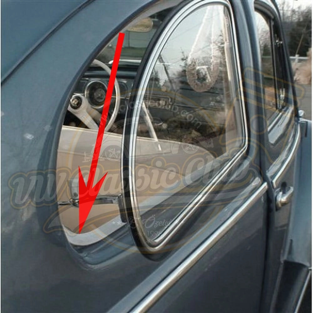 grey pop out window seal for vw beetle 1100 1303 1955 1997 25 3091 q 2203
