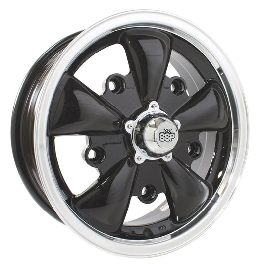 gt 5 spoke black alloy wheels 5x205 set for classic vw beetle t1 t2 45 4583