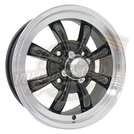 gt 8 spoke 5 5x15 inch black alloy wheel 4x130 for beetle and karmann ghia 7 704