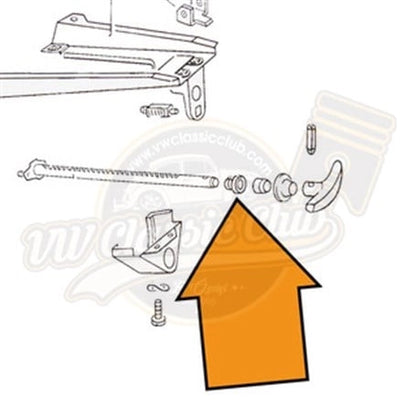 handbrake lever bushing for vw t2 1968 1978 35 3739 s 7367