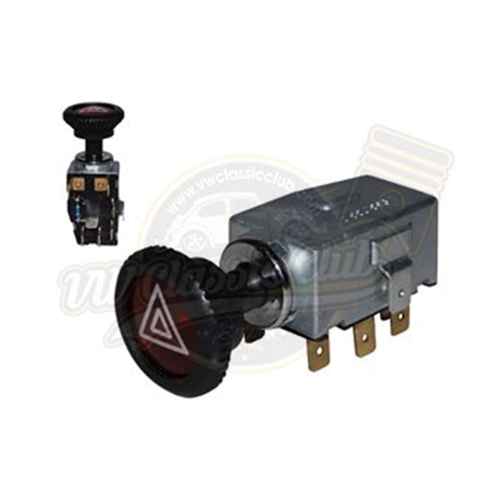 hazard warning light switch for vw t2 beetle karmann ghia type 3 3 3529