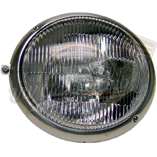 hella headlight assembly left for vw t1 transporter 1952 1967 3 3284 b