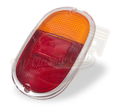 hella rear tail light lens yellow red for vw t1 and t2 1962 1971 3 3548
