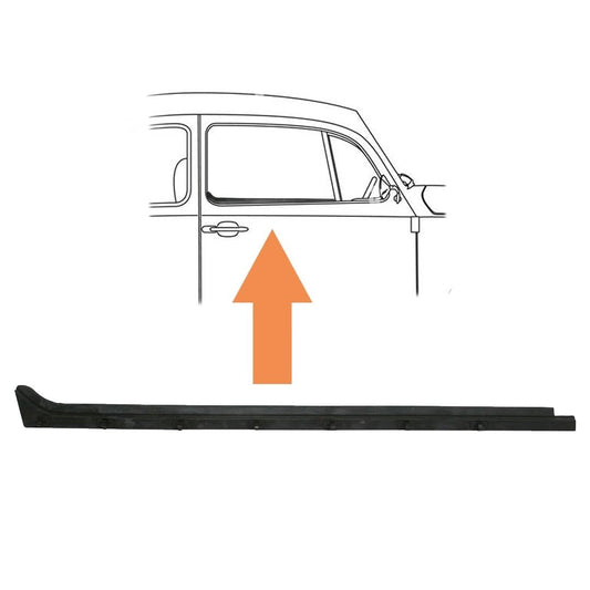 inner door window scraper seal right for vw beetle 1200 1300 1302 1303 25 2810 q