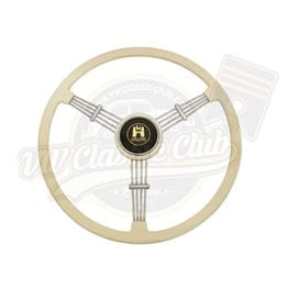 ivory banjo steering wheel for vw t1 t2 t3 1952 1979 4 4165 a