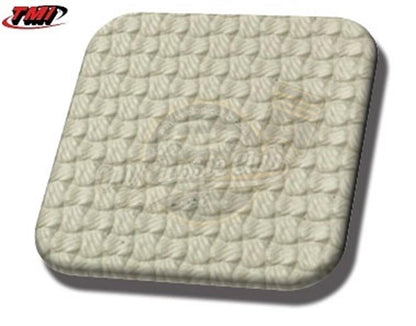 ivory basketweave seat cover set for vw beetle 1973 1976 4 4786
