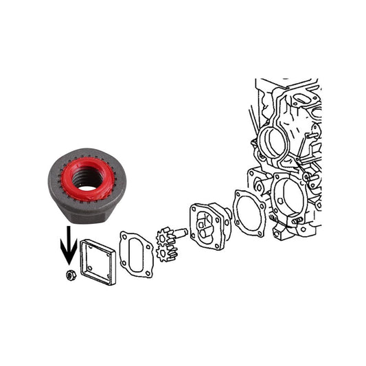 jopex 8mm fiber oil pump nut for beetle t2 t3 karmann ghia 35 3666 cc 1041