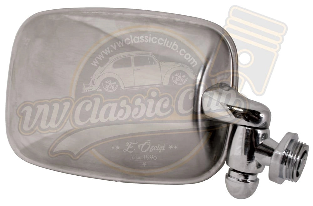 karmann ghia stainless steel right mirror vw classic club 25 2941