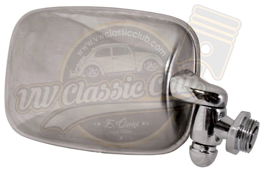 karmann ghia stainless steel right mirror vw classic club 25 2941