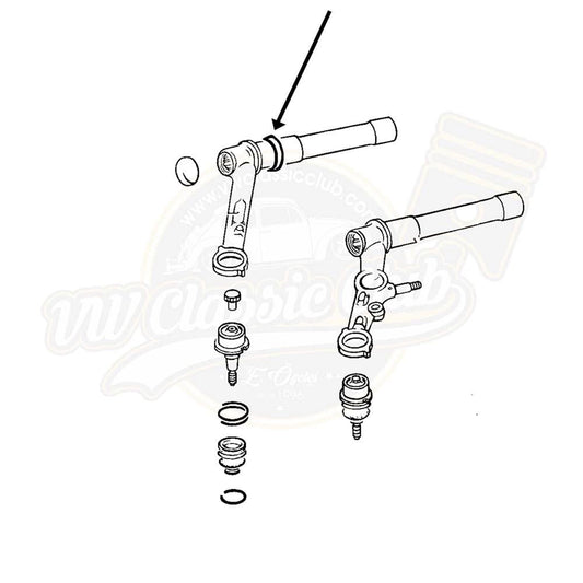 king pin bushing kit for vw t1 transporter bus 65 6720 s 7118