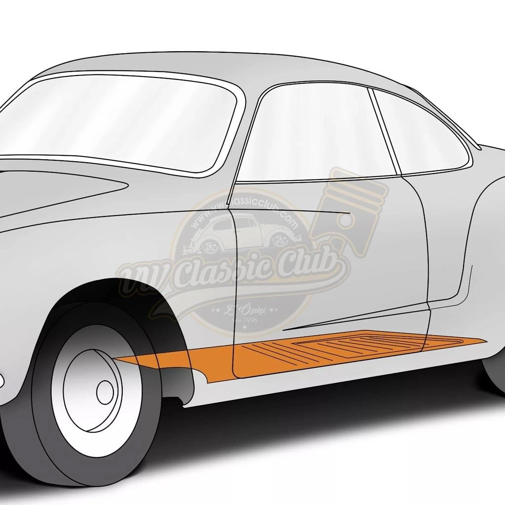 klokkerholm vw karmann ghia and thing left floor pan 1956 1974 5 5292