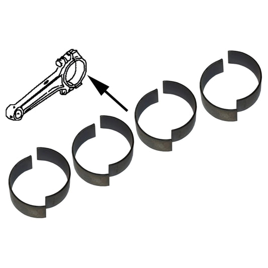 kolbenschmidt con rod bearings 0 25mm for air cooled vw t1 t2 karmann 6 6040