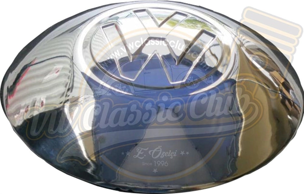 large vw logo hubcap for beetle 1100 1200 and t1 transporter 7 7004