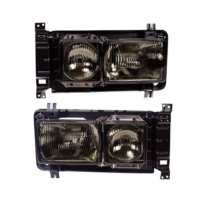 left square headlight smoke lens for vw t3 transporter 3 3653