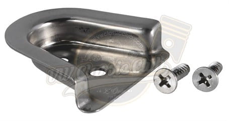 lower door check plate for vw karmann ghia and beetle cabriolet 55 5828