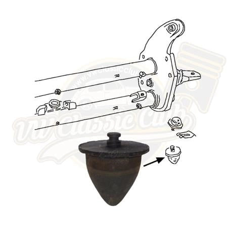 lower leaf spring bushing for vw t2 transporter 1968 1979 65 6577 s 7321