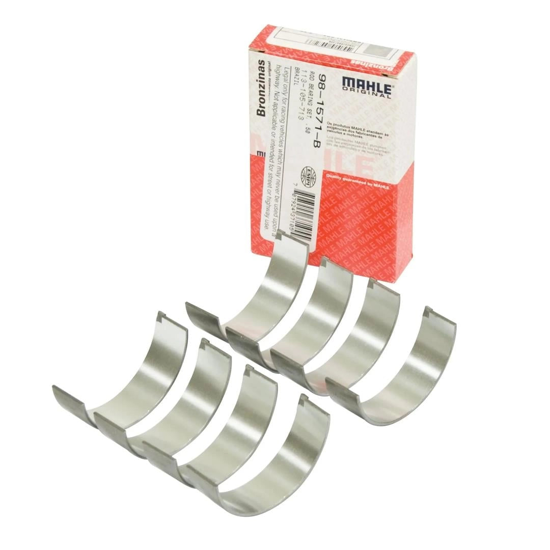 mahle rod bearing set 0 25mm for vw beetle t1 t2 karmann ghia type 3 6 6455