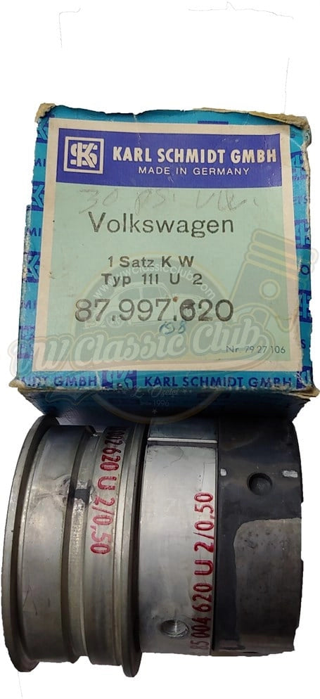 main bearing set std outside 0 50 inside for vw beetle 1100 1955 1960 6 6113