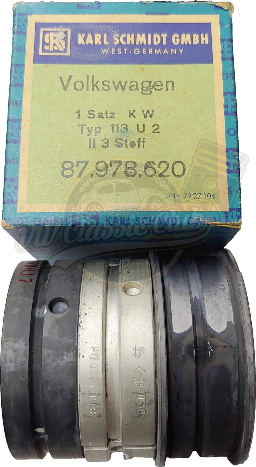 main crankshaft bearing set 0 50mm oversize for vw 1200 1300 1600 engines 6 6137