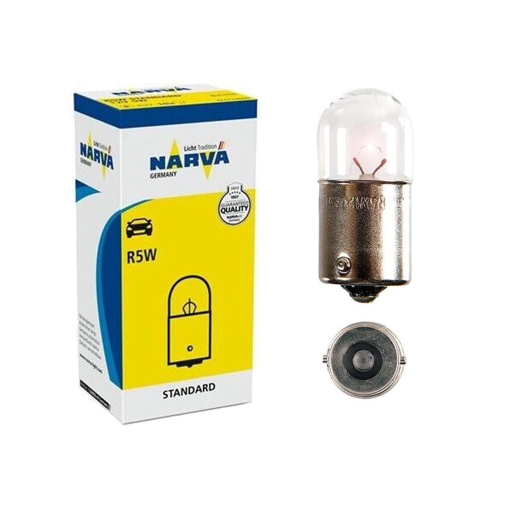 narva r5w 12v 5w rear license plate bulb for vw beetle 1100 1300 3 3236