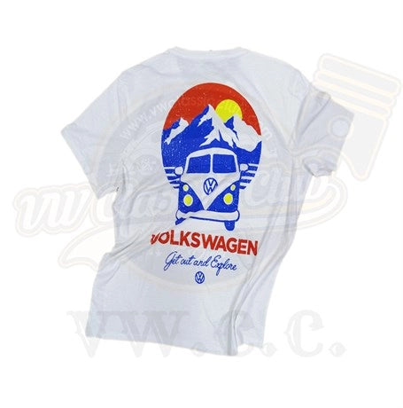 official vw classic club logo white t shirt 42 1004
